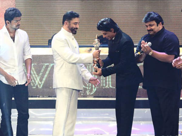 Shahrukh Khan parties with Kamal Hassan